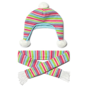 Rainbow Striped Scarf