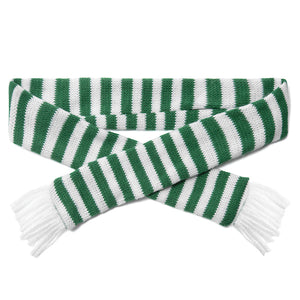 Green Striped Scarf