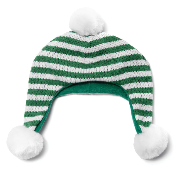 Green Striped Hat