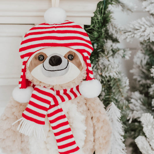 Red Striped Scarf